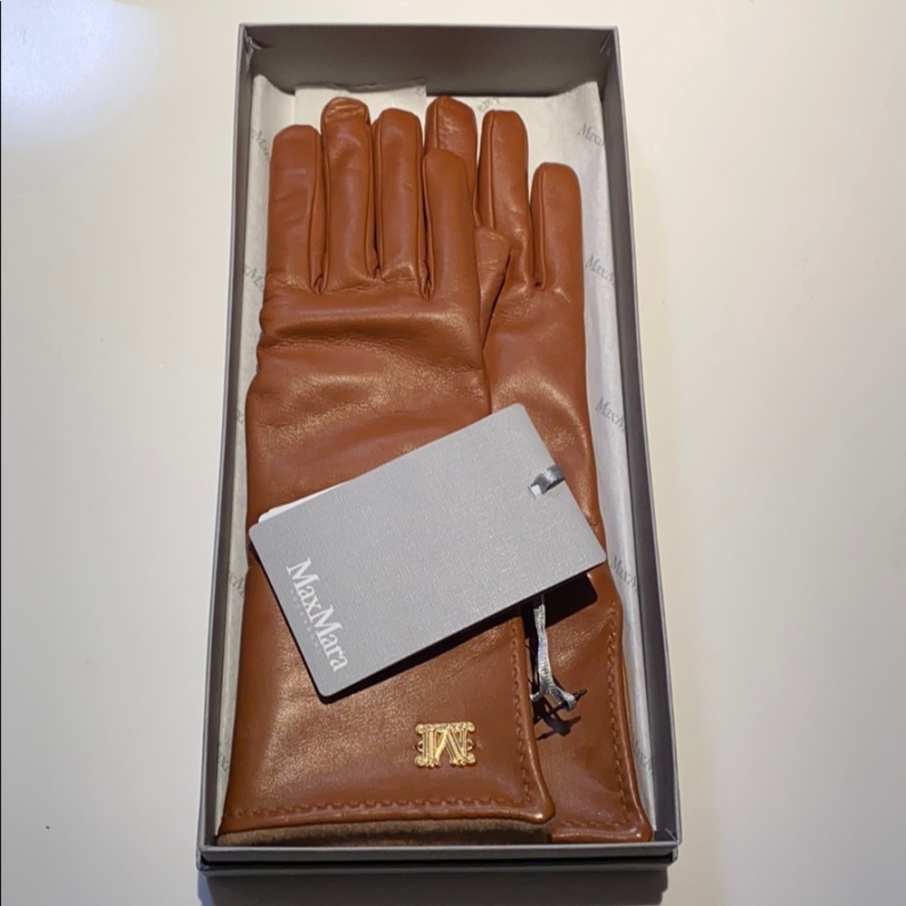 MaxMara Leather Gloves